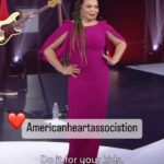 Tisha Campbell Instagram - Did you know cardiovascular disease kills more black women than all forms of cancer combined? Heart disease runs in my family. That’s why I walked the runway at the @GoRedForWomen #RedDressCollection. I want to raise awareness that we can change this for our mothers, our sisters and our friends. Dress : Alexander by Daymor @alexandercollectionofficial