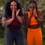 Tisha Campbell Instagram - My girl @theajzone We haven’t filmed together since House Party… can you believe that?!!!! #actyourage coming in the spring