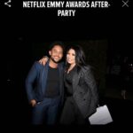 Tisha Campbell Instagram - So much fun at the @netflix #emmy after party with my producing partner @_mrjameson and I loved running into @tahj_mowry @kimfieldsofficial @comediennemspat and my cast mate @emersonbrooks