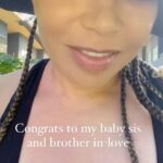 Tisha Campbell Instagram - Congrats to my little sister Nicole and her amazing husband Jan Thanl you for including me in your journey!