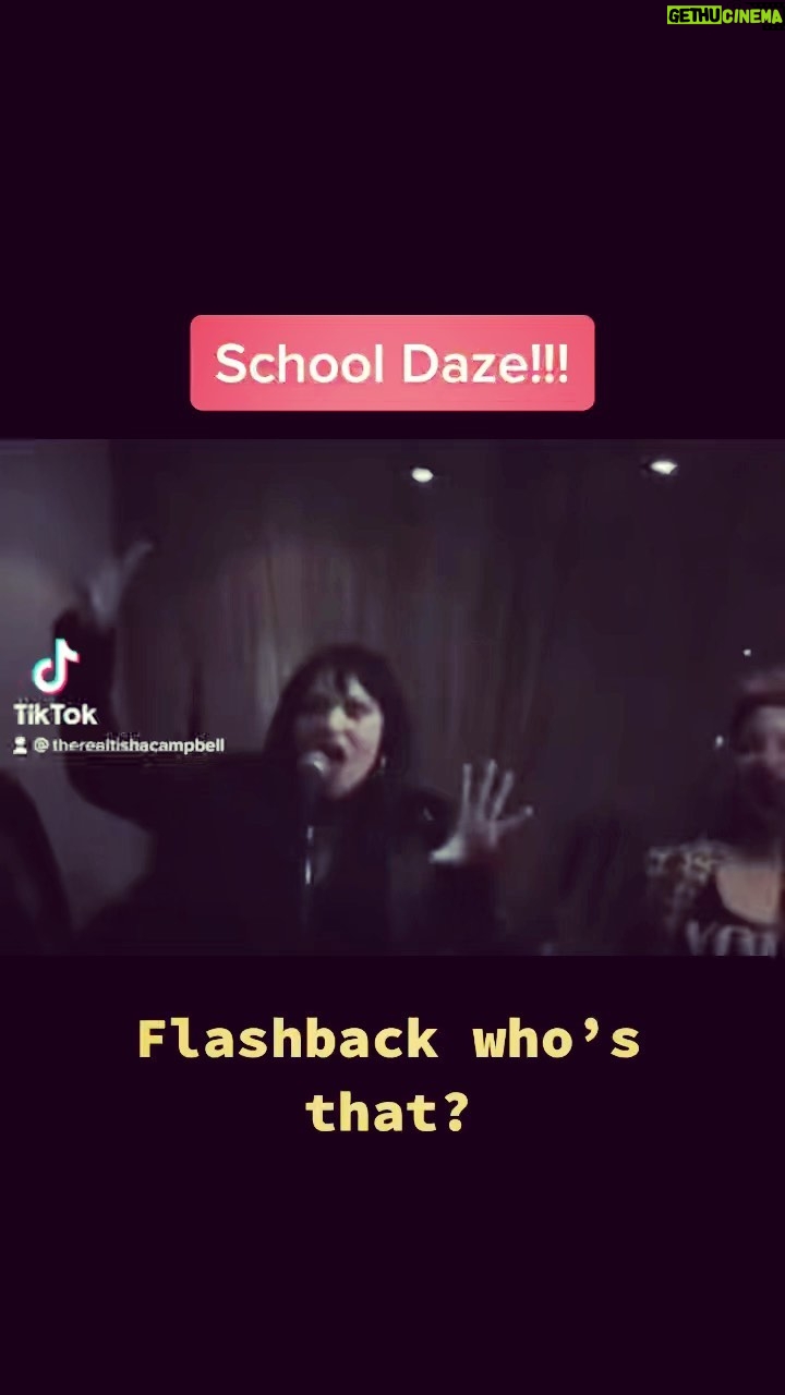 Tisha Campbell Instagram - This was filmed a couple years ago but I have no idea where we are. My cousin Barbara sent this clip to me. #schooldaze #hbculove
