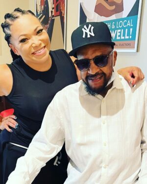 Tisha Campbell Instagram - Visiting my dad whose health has been challenged but seeing my mom, all 7 siblings and my whole family gave him a spiritual boost. That smile of his is in my heart #lovethemwhiletheyrehere