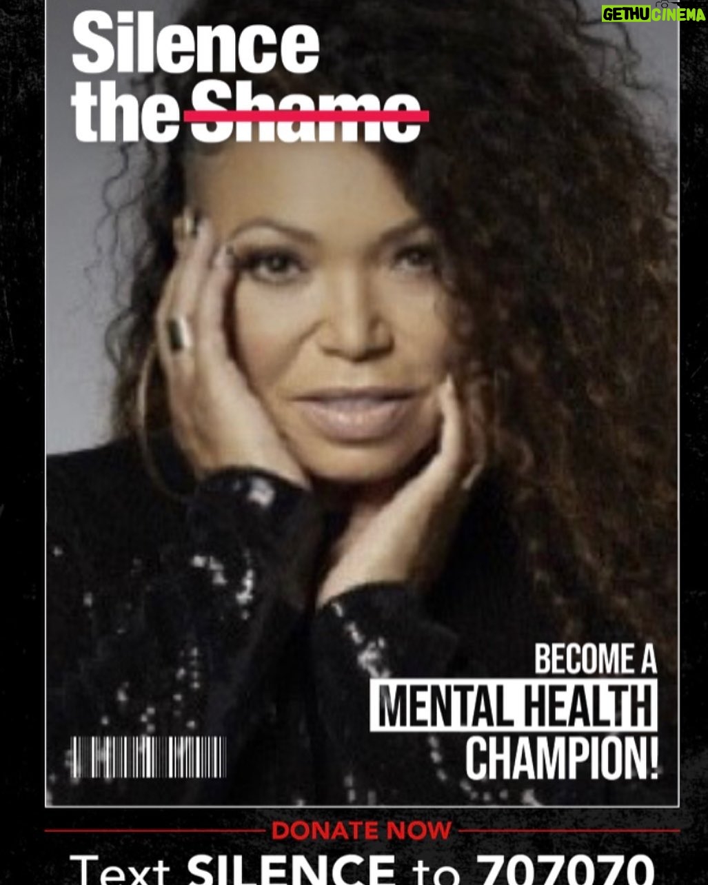 Tisha Campbell Instagram - Today is National Silence the Shame Day! Help me and my good friend @shantidas404 to erase stigma and raise funds for @silencetheshame mental health education and awareness programs. Text SILENCE to 707070 to donate. Thx #silencetheshame #mentalhealth