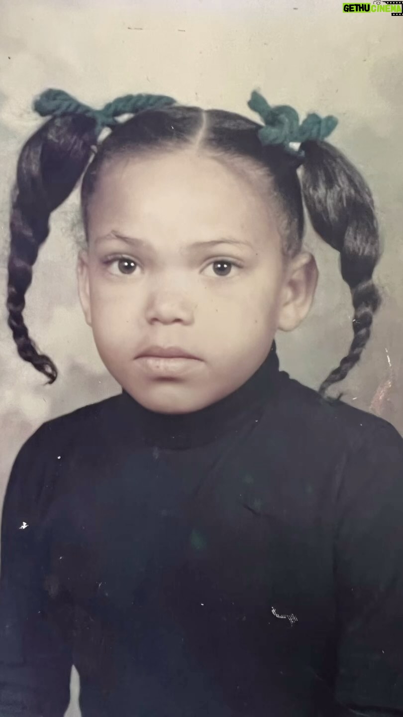 Tisha Campbell - 98.9K Likes - A rare moment captured… it was a rarity to catch me without a smile on my face. My parents had to scrape together their last in order for me to take this school picture. I felt bad for them. I was young, but I understood… I understood our financial disparities. I understood I had to help my family. I understood I had to be a leader and a big sister to my little brothers. So much pressure but even then, I felt it was important to keep things light and keep a smile on my face… I still feel that way.