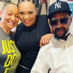 Tisha Campbell Instagram - Visiting my dad whose health has been challenged but seeing my mom, all 7 siblings and my whole family gave him a spiritual boost. That smile of his is in my heart #lovethemwhiletheyrehere