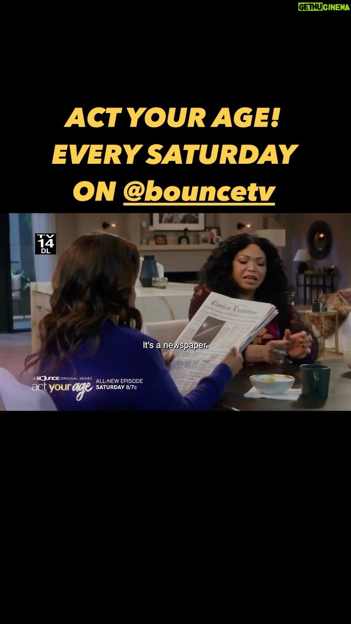 Tisha Campbell Instagram - Check out a new episode of #actyoueage on @bouncetv EVERY SATURDAY