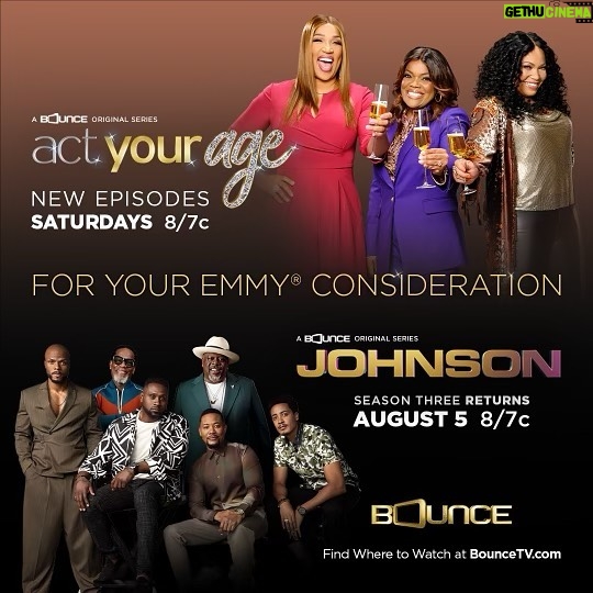 Tisha Campbell Instagram - We always appreciate the support! #emmys #foryourconsideration #tishacampbell #strongblacklead #actyourage