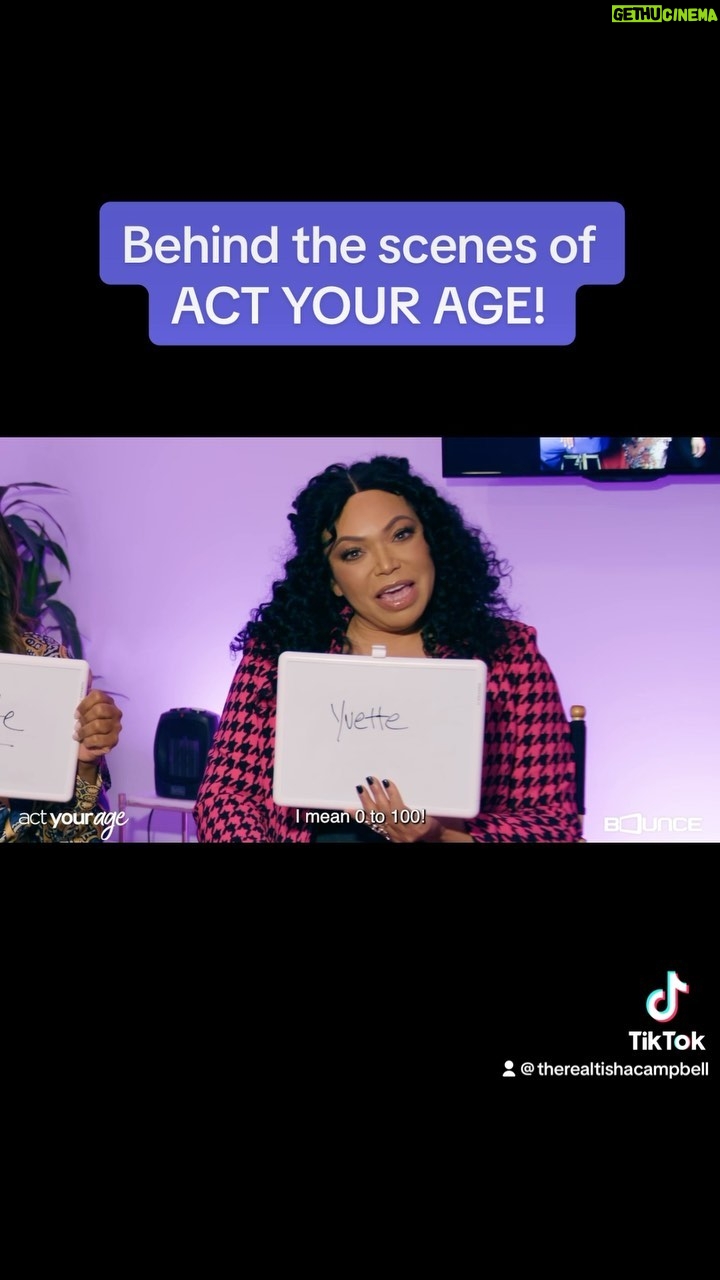 Tisha Campbell Instagram - Yo if you think we are crazy behind the scenes PLEASE check out all mew episodes of #actyourage TONIGHT and every SATURDAY on #bouncetvnetwork