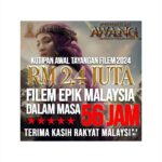 Tissa Biani Azzahra Instagram - Alhamdulillah… Terimakasih rakyat Malaysia film “PENDEKAR AWANG” mendapatkan RM 2.4 Juta dalam masa 56 jam di pawagam Malaysia 😍🏹🐎 photo by @rohmafadilla