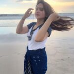 Tissa Biani Azzahra Instagram - enjoying the view 💙🌊 Alila Seminyak Bali