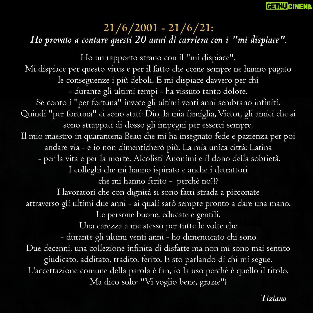 Tiziano Ferro - 97.9K Likes -