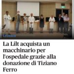 Tiziano Ferro Instagram - Non ho meriti, ma posso alzare un po’ la voce. E lo faccio oggi per ricordarvi anche di questi eroi. Perché loro sì che cambiano il mondo. @liltnazionale — I have ZERO merit, but I can raise my voice. And I’m doing this today to remind you that people like this are making the world a better place. True heroes. @liltnazionale — No tengo algún mérito pero se como levantar mi voz. Y lo hago hoy para recordarles que existen personas como estas. Que verdaderamente transforman el mundo en un lugar mejor. @liltnazionale 𝘧𝘰𝘯𝘵𝘦: www.latinatoday.it Ospedale Santa Maria Goretti Latina