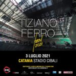 Tiziano Ferro Instagram - LA DATA DI MESSINA DEL 27 GIUGNO 2020 SARÀ RIPROGRAMMATA A CATANIA IL 3 LUGLIO 2021. I biglietti acquistati per la data di Messina rimangono validi nei rispettivi settori dello Stadio Cibali a Catania ovvero: prato, prato gold e 6° settore non numerato della tribuna. Per quanto riguarda i biglietti nel 1°, 2°, 3°, 4° e 5° settore numerato, poiché la configurazione dello stadio di Catania differisce da quella di Messina, i biglietti saranno riallocati in una nuova postazione di pari valore economico e visibilità. I possessori dei biglietti nei settori numerati elencati sopra dovranno inviare una mail all’indirizzo tzncatania@livenation.it a partire dal 1 ottobre 2020,confermando la loro partecipazione, indicando il posto assegnato e riportato sul proprio biglietto e allegando una foto frontale dello stesso. Gli acquirenti riceveranno una mail con tutti i dettagli inerenti al nuovo posto che gli verrà riassegnato. Per chi non potrà partecipare a causa del cambio della città, sarà possibile richiedere rimborso. Le richieste dovranno pervenire entro il 15 settembre 2020, rivolgendosi al punto vendita. Maggiori informazioni sul Tour 2021 e sulla richiesta di rimborso per la data di Messina sono disponibili alla pagina: https://www.lntvglobal.com/it/article/ferro-tour-2021/ I biglietti per le nuove date sono disponibili su Ticketmaster Italia, Ticketone e i punti vendita autorizzati. 6/6 2021 – LIGNANO SABBIADORO – STADIO G. TEGHIL 9/6 2021 – FIRENZE -STADIO ARTEMIO FRANCHI 12/6 2021 – MODENA – STADIO BRAGLIA 15/6 2021 – MILANO – STADIO SAN SIRO (validi i biglietti di Milano 5/6/20) 18/6 2021 – MILANO – STADIO SAN SIRO (validi i biglietti di Milano 6/6/20) 19/6 2021 – MILANO – STADIO SAN SIRO (validi i biglietti di Milano 8/6/20) 22/6 2021 – TORINO – STADIO OLIMPICO 26/6 2021 – NAPOLI – STADIO SAN PAOLO 29/6 2021 – BARI – STADIO SAN NICOLA 3/7 2021 – CATANIA – STADIO CIBALI 6/7 2021 – ANCONA – STADIO DEL CONERO 9/7 2021 – ROMA – STADIO OLIMPICO (validi i biglietti di Roma 15/7/20) 10/7 2021 – ROMA – STADIO OLIMPICO (validi i biglietti di Roma 16/7/20) 14/7 2021 – PADOVA – STADIO EUGANEO 18/7 2021 – CAGLIARI - FIERA