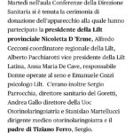Tiziano Ferro Instagram - Non ho meriti, ma posso alzare un po’ la voce. E lo faccio oggi per ricordarvi anche di questi eroi. Perché loro sì che cambiano il mondo. @liltnazionale — I have ZERO merit, but I can raise my voice. And I’m doing this today to remind you that people like this are making the world a better place. True heroes. @liltnazionale — No tengo algún mérito pero se como levantar mi voz. Y lo hago hoy para recordarles que existen personas como estas. Que verdaderamente transforman el mundo en un lugar mejor. @liltnazionale 𝘧𝘰𝘯𝘵𝘦: www.latinatoday.it Ospedale Santa Maria Goretti Latina