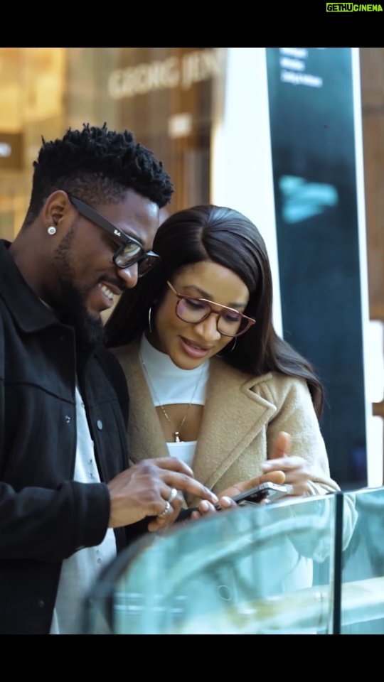Tobi Bakre Instagram - My padi and I @tobibakre had a taste of luxury with @british_airways A time was had. The journey was so enjoyable, thanks to the incredible full course meal, the personal entertainment system that had tons of shows and movies to pick from (did I mention the noise canceling headphones), the large overhead baggage space was amazing (no worries about if there'll be enough space for your hand luggage) and the world class hospitality at the arrival lounge. As you can see, I travelled like royalty. My heart and tummy were full (you guys know I don't play with food!!!). Don't say I don't share any secrets with you. Travel with British airways to unlock style and comfort. Thank me later, and you're welcome in advance! 🤪 #BritishAirways #sponsored
