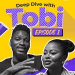 Tobi Bakre Instagram - We’re LIVE on YouTube! Join the amazing @tobibakre and @theteniola as they spill the tea on their incredible 5-year Nollywood journey. Also listen to their unexpected favorite songs – from Ayra Star to Nathaniel Bassey, it’s a musical treat. 🎶 Plus, if you’re into Nollywood, buckle up for exclusive industry tips that you won’t want to miss! Click the link in bio to catch the full episode on YouTube and hit subscribe for more exciting episodes!🎬 #africhange #DeepDivewithTobi