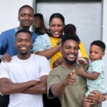 Tobi Bakre Instagram - Please who is that man at the back and how did he get there 😭😂 #fambam❤️