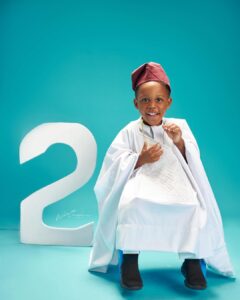 Tobi Bakre Instagram - Happy Birthday Son! Love you to the end of the world and back AbdulMalik Oluwatobi Jnr. You bring so much joy and love to us! We commit all that concerns you in the hands of God. You will grow to be the happiest man you can be. amen amen amen Photo by- @wilsononwukastudios Outfit by - @sadicandco