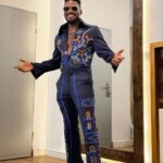 Tobi Bakre Instagram - Enroute The Future Awards!!! Hopefully we bring home the prize for acting 😮‍💨 Wish me luck!!!! Outfit- @dejiandkola