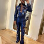 Tobi Bakre Instagram - Enroute The Future Awards!!! Hopefully we bring home the prize for acting 😮‍💨 Wish me luck!!!! Outfit- @dejiandkola