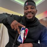 Tobi Bakre Instagram - NBA BOYS! The gift boxbag is giving... The finals are long gone now. But memories of it are forever Can't wait for the new season 😤 @nbanigeria @nbaafricaofficial we are ready! #nbanigeria #nbaafrica