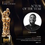 Tobi Bakre Instagram - 24hrs in the city. Ghana is sweet calm yo! Thanks for the hospitality my G @kojo_soboh We coming for the @emyafrica Best Actor
