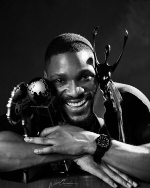 Tobi Bakre Instagram - Grateful to God for the journey thus far!

Grateful to everyone God has used to make this a reality!

Grateful to you guys ❤️

- 2023 Best Actor AMVCA
- 2023 Best Actor AMAA Awards
- 2023 Best Actor Future Awards
- 2023 Special Recognition Awards Afriff
- 2023 Sunnewsonline Price for Acting
- Acceptance to the Berlinale talents 2024 set
- 2022 Highest Grossing Actor 

The best is yet to come. That I strongly believe! Golden Globe and Oscars some day! Amen?!!! Amen!!!

Photo by- @wilsononwukastudios 
Outfit by- @tjwho @tjwho.universe