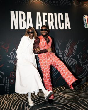 Tobi Bakre Instagram - The last slidesssss! Yyoooooo! Too many moments to fit in!!! The partey before the parteyyy!!!

With the best people having a timeless experience at the NBA ALL STAR WEEKEND!!!

My boys came thruuuuuu! Steph and McClung! Super nice with it!

#AllStarWeekendNaija #ASWNaija24 #NBAAfricaAllStar2024

@emmykasbit with the day fit! Pulled up in @drik.co at night