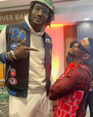 Tobi Bakre Instagram - The last slidesssss! Yyoooooo! Too many moments to fit in!!! The partey before the parteyyy!!!

With the best people having a timeless experience at the NBA ALL STAR WEEKEND!!!

My boys came thruuuuuu! Steph and McClung! Super nice with it!

#AllStarWeekendNaija #ASWNaija24 #NBAAfricaAllStar2024

@emmykasbit with the day fit! Pulled up in @drik.co at night