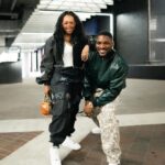Tobi Bakre Instagram - The JPEGs do not justice. I’ll post the vids later 😂 Indy is GIVING! That’s all I can summarize for now #AllStarWeekendNaija #ASWNaija24 #NBAAfricaAllStar2024 Jacket- @drik.co Tee and feet- @ashluxe & @nike from @ashluxury