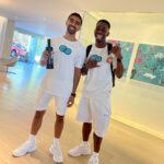 Tobi Brown Instagram - Ready for Wimbledon Doubles 🎾 @vikkstagram 📸: @miniminter