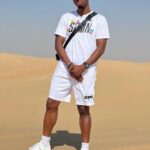 Tobi Brown Instagram - Sunnies in the desert😎 Dw Aussies I got you 😂 📸: @miniminter Dubai, UAE