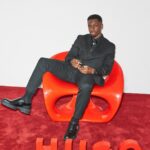 Tobi Brown Instagram - Humbled. Honoured. Grateful. Thank you @hugo_official for having me at the BRITs and allowing me to meet a lovely group of people 🫶🏿 London, United Kingdom