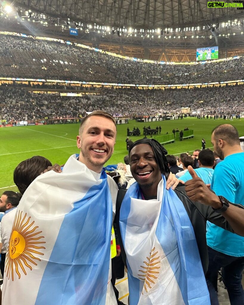 Tobi Brown Instagram - GREATEST GAME EVER 🥹 Congratulations Argentina and @leomessi 👏🏿 Commiserations France! N M Shariful Islam Sohel