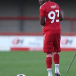 Tobi Brown Instagram - Blessed to get an opportunity like this and even more blessed to share it with my brothers. Today is a day I will never forget. Thank you to all the players and staff at Crawley Town for being so warm and welcoming and allowing us to learn from you today. Thank you @officialcrawleytownfc for having us. Wishing you guys all the best in the FA Cup on Saturday 🙏🏿❤️ Crawley Town FC