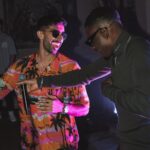 Tobi Brown Instagram – Chilling with your favourite DJ 🤷🏿♂️ London, United Kingdom