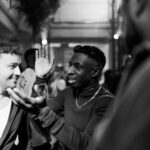 Tobi Brown Instagram – Chilling with your favourite DJ 🤷🏿♂️ London, United Kingdom