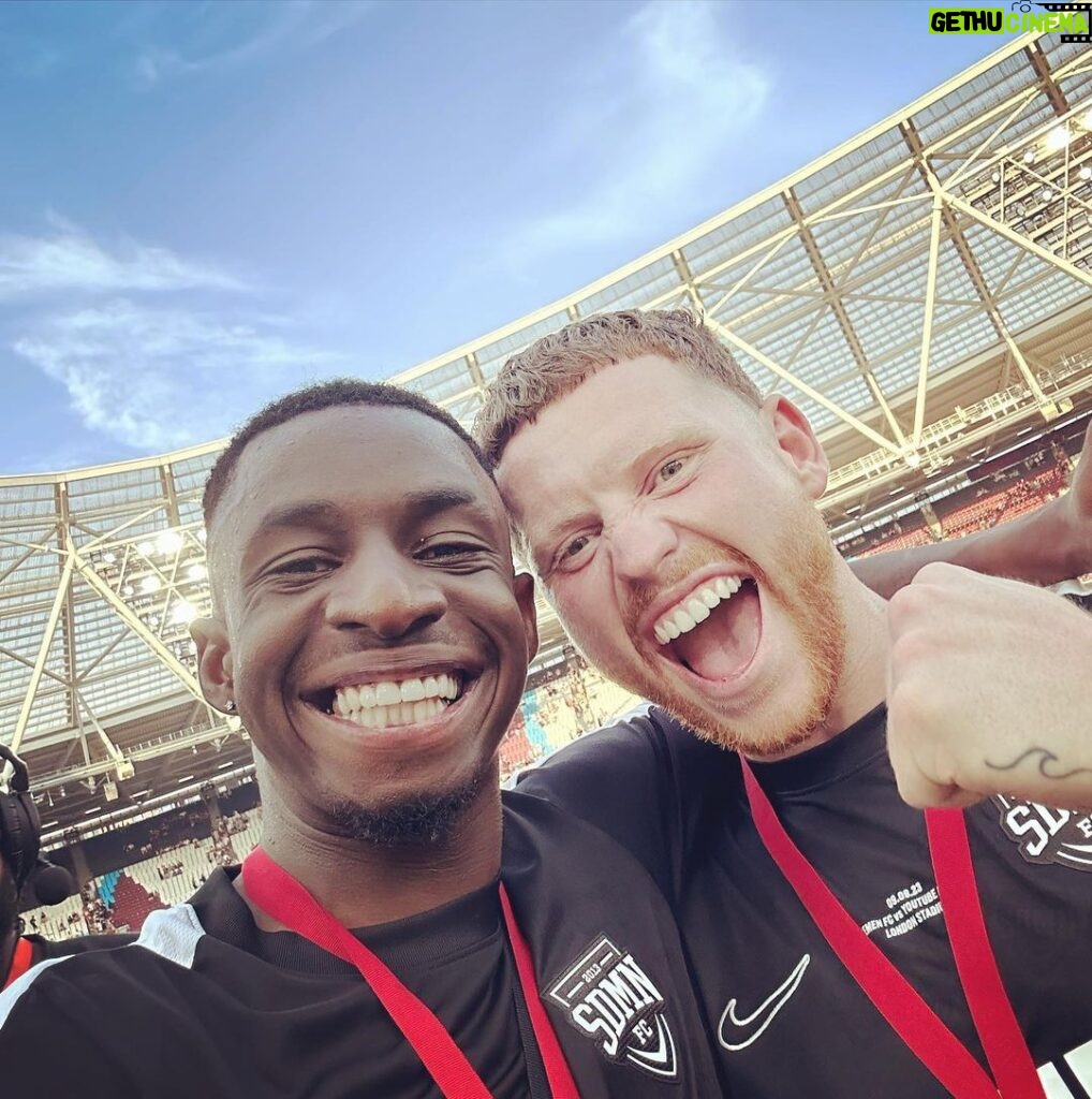 Tobi Brown Instagram - What a day! ⚽️❤️ From the bottom of my heart, thank you 🙏🏿 London, United Kingdom