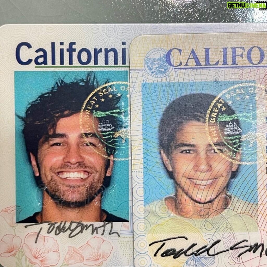Todd Smith Instagram - At 16, my driver’s license meant stoney burritos at Del Taco and Blink-182 on PCH. I still remember how it felt in the front left pocket of my skinny jeans, an all-access pass to the parts of life too far for feet. But now, it’s just another thing I have to carry — like one of those items in Pokémon you can’t toss. I’m looking at my younger self, and I’m thinking of those old Acura commercials. “The road will never be the same,” was the slogan. I imagine the copywriter was influenced more by capitalism than philosophy, but even still, it’s hard not to acknowledge the phrase’s truth. Back in my hometown, driving the area I have known my whole life, eating the Del Taco I have tasted a million times, listening to the Blink I have heard through and through, I whisper the street names as I pass them, “Magnolia, Newland, Beach,” and they sound no different than ever before, yet I can tell you with certainty, the road simply does not feel the same. And for the first time in my life, I know it never will be. Everything is different now. The burrito, cold. The music, stale. The joy, expired. The memories, a spec in my rear view mirror. (Inspired by going to the DMV at 16 vs 30 </3)