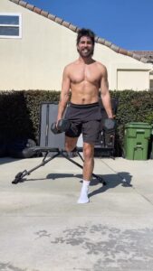 Todd Smith Instagram - sometimes at night i massage my hamstrings with warm milk