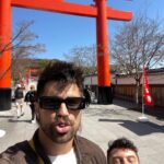 Todd Smith Instagram - KYOTO DAY 1. we hiked to the top of the Fushimi Inari Shrine, which was the gateway from the reality to the spiritual world! we also logged about 25k steps and had some ice cream along the way, todBLESS! Fushimi Inari-taisha