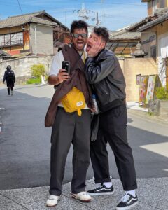 Todd Smith Instagram - KYOTO DAY 1. we hiked to the top of the Fushimi Inari Shrine, which was the gateway from the reality to the spiritual world! we also logged about 25k steps and had some ice cream along the way, todBLESS! Fushimi Inari-taisha