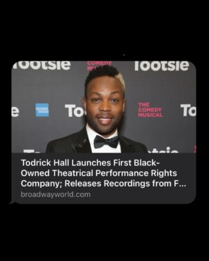 Todrick Hall Instagram - Thank you @officialbroadwayworld for the lovely article! I’m blown away that this dream of mine is finally coming true! This week on Tuesday the first album “Cinderella Rock!” drops featuring @cynthiaerivo @_solaylay @nicolescherzinger @adampascal @taylizlou @laurabellbundy @jordinsparks @jadenovah @mrcheyennejackson @shobean @teresadianestanley and more…

*To find out how you can license @todrickhallmusicals visit TodrickHallMusicals.com