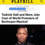 Todrick Hall Instagram - Thanks for all the love on the BIG news! I cannot believe that I’m starring in the new Burlesque, the musical opening this summer in the Uk! I’ve been blessed to be a replacement in 5 Broadway musicals and 1 west end show, but this is my first time originating a role and to make things even more special I am composing new music for the show! It’s very rare that a writer gets to sing a song they wrote in a theatrical setting, so I’m just over the moon and so proud of the new music I’ve written…they’re honestly bops! To be working with the iconic @xtina , the force that is @jessfolley and the fabulous @stevenantin is just an absolute dream come true. “Brits get your tix, Toddy’s coming to the UK!” Tickets are selling like Bey and Tswift are doing a joined concert…so you know what to do!