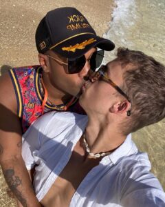 Todrick Hall Instagram - I can’t believe it’s been almost a year since I met this incredible human who has changed my life. I don’t know if I’ve ever explained the concept of my song “Glitter!” But, in 2019 I was desperately trying to get over my toxic entanglement and I shot a music video where I had glitter on my face. I swear I showered for hours daily and I could not stop finding glitter on me for almost a week. I said to myself, self…I want someone to love me like this. Like, no matter how much I fuck up, or try to get rid of them they keep showing up for me, still stick with me, still hold onto me and show me more and more every single day that their love is unconditional and I deserved to be loved that way. @liamroodhouse you have done that for me. I’ve never had someone show up for me in the way that you do, so optimistic every single day, so down for the journey, my biggest cheerleader with a heart of gold. I’ve loved doing this past 11 months with you and I’m excited for the adventures ahead of us. Liam and I are shooting a video today to answer YOUR questions about our relationship. Leave a comment below to ask us questions, my friend is going to cold ask us the best 20 questions and we’re going to post that video for you all to see on my @patreon. Subscribe if you haven’t already, I can’t wait to answer your questions because NOTHING is off limits, make them juicy please and also follow my man, cuz he’s just the sweetest human on the planet. Los Angeles, California