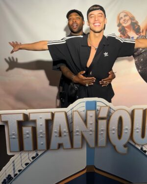 Todrick Hall Instagram - I can’t believe it’s been almost a year since I met this incredible human who has changed my life. I don’t know if I’ve ever explained the concept of my song “Glitter!” But, in 2019 I was desperately trying to get over my toxic entanglement and I shot a music video where I had glitter on my face. I swear I showered for hours daily and I could not stop finding glitter on me for almost a week. I said to myself, self…I want someone to love me like this. Like, no matter how much I fuck up, or try to get rid of them they keep showing up for me, still stick with me, still hold onto me and show me more and more every single day that their love is unconditional and I deserved to be loved that way. @liamroodhouse you have done that for me. I’ve never had someone show up for me in the way that you do, so optimistic every single day, so down for the journey, my biggest cheerleader with a heart of gold. I’ve loved doing this past 11 months with you and I’m excited for the adventures ahead of us. Liam and I are shooting a video today to answer YOUR questions about our relationship. Leave a comment below to ask us questions, my friend is going to cold ask us the best 20 questions and we’re going to post that video for you all to see on my @patreon. Subscribe if you haven’t already, I can’t wait to answer your questions because NOTHING is off limits, make them juicy please and also follow my man, cuz he’s just the sweetest human on the planet.