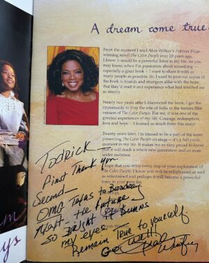 Todrick Hall Instagram - With the Color Purple being out now, I thought I’d share with you my personal “Color Purple” journey. This show changed my life…I had so much to say but it was too long to put here so swipe to read about it! I have been blessed to be in 5 Broadway Musicals, but there is nothing like your first, my Color Purple family will always hold a special place in my heart! 💜 

Go see “The Color Purple” in theatres now!