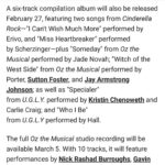 Todrick Hall Instagram - Thank you @playbill and thank you for all the love! Tonight the first album drops at midnight! “Cinderella Rock” featuring @cynthiaerivo @mrcheyennejackson @jadenovah @nicolescherzinger @jordinsparks @taylizlou @laurabellbundy @adampascal @teresadianestanley