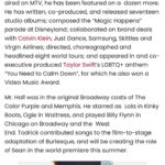 Todrick Hall Instagram – Thank you @officialbroadwayworld for the lovely article! I’m blown away that this dream of mine is finally coming true! This week on Tuesday the first album “Cinderella Rock!” drops featuring @cynthiaerivo @_solaylay @nicolescherzinger @adampascal @taylizlou @laurabellbundy @jordinsparks @jadenovah @mrcheyennejackson @shobean @teresadianestanley and more…

*To find out how you can license @todrickhallmusicals visit TodrickHallMusicals.com Los Angeles, California