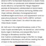 Todrick Hall Instagram - Thank you @officialbroadwayworld for the lovely article! I’m blown away that this dream of mine is finally coming true! This week on Tuesday the first album “Cinderella Rock!” drops featuring @cynthiaerivo @_solaylay @nicolescherzinger @adampascal @taylizlou @laurabellbundy @jordinsparks @jadenovah @mrcheyennejackson @shobean @teresadianestanley and more… *To find out how you can license @todrickhallmusicals visit TodrickHallMusicals.com Los Angeles, California